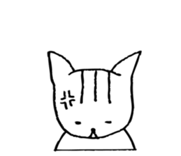 Cat passing cares sticker #5977206