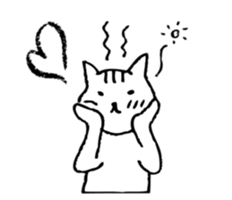 Cat passing cares sticker #5977213