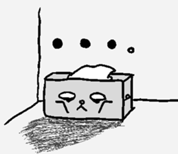 Naughty tissue paper sticker #5977817