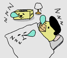 Naughty tissue paper sticker #5977833