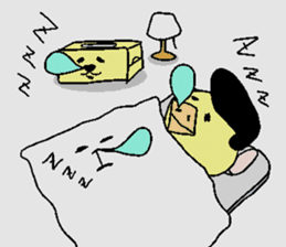 Naughty tissue paper sticker #5977833