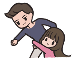 HIM & HER 2 sticker #5978325