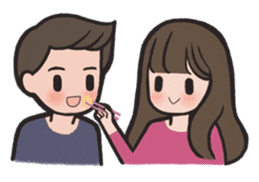 HIM & HER 2 sticker #5978331