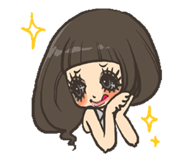 Cute girls stickers 2 sticker #5978680