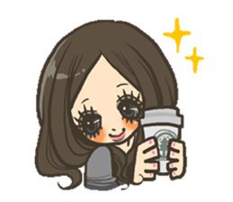 Cute girls stickers 2 sticker #5978682