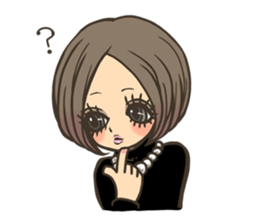 Cute girls stickers 2 sticker #5978689