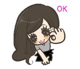 Cute girls stickers 2 sticker #5978695