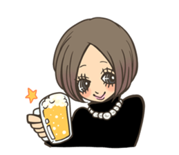 Cute girls stickers 2 sticker #5978699