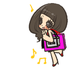 Cute girls stickers 2 sticker #5978701