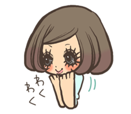 Cute girls stickers 2 sticker #5978703