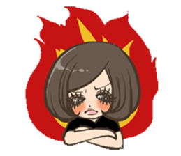 Cute girls stickers 2 sticker #5978705