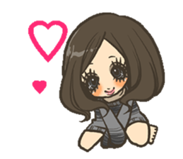 Cute girls stickers 2 sticker #5978707