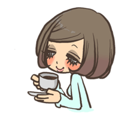 Cute girls stickers 2 sticker #5978709