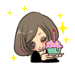 Cute girls stickers 2 sticker #5978711