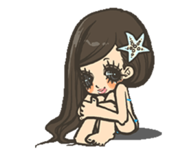 Cute girls stickers 2 sticker #5978714