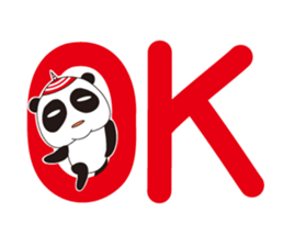 shirome panda 2 sticker #5979253