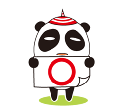 shirome panda 2 sticker #5979257
