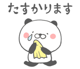 cutie panda sticker sticker #5979662