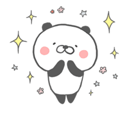 cutie panda sticker sticker #5979663