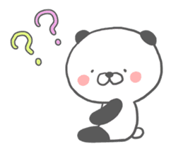 cutie panda sticker sticker #5979671