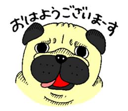 pug's sticker sticker #5979760