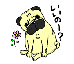 pug's sticker sticker #5979764