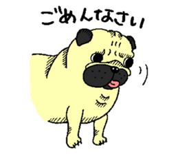 pug's sticker sticker #5979771