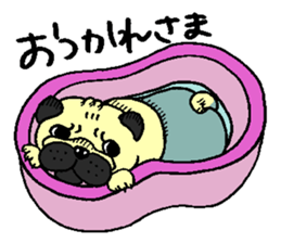 pug's sticker sticker #5979772