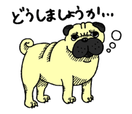 pug's sticker sticker #5979783