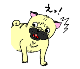 pug's sticker sticker #5979792