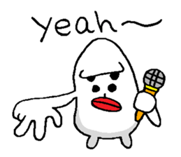 Pure white Gorilla sticker #5979976