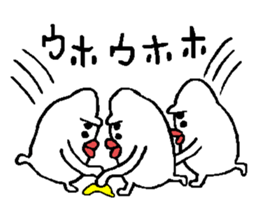 Pure white Gorilla sticker #5979986