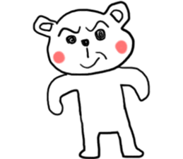 Angry Teddy sticker #5980360