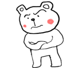 Angry Teddy sticker #5980362