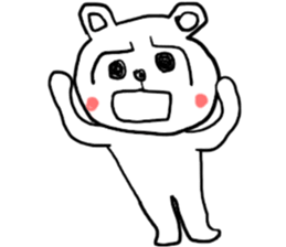 Angry Teddy sticker #5980363
