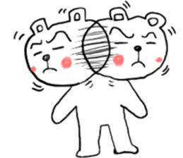 Angry Teddy sticker #5980369