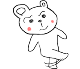 Angry Teddy sticker #5980370