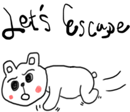 Angry Teddy sticker #5980393