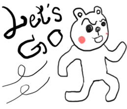 Angry Teddy sticker #5980395