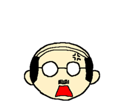 Japanese classical papa sticker #5980439