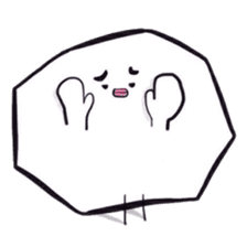 He quit eraser. sticker #5980461