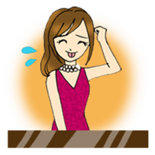 girls talk over the counter sticker #5981332