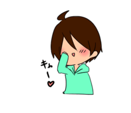 kaomozikun sticker #5982453