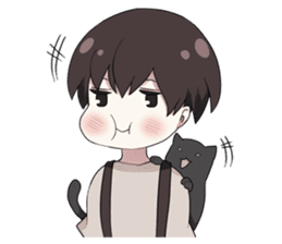 Moody boy sticker #5983003