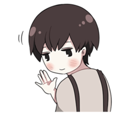 Moody boy sticker #5983012