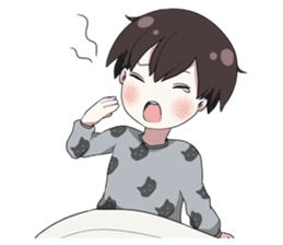 Moody boy sticker #5983015