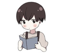 Moody boy sticker #5983024