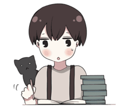 Moody boy sticker #5983027