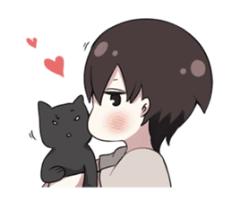 Moody boy sticker #5983033