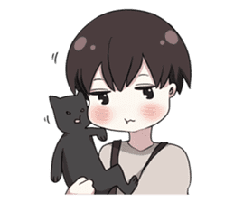 Moody boy sticker #5983036